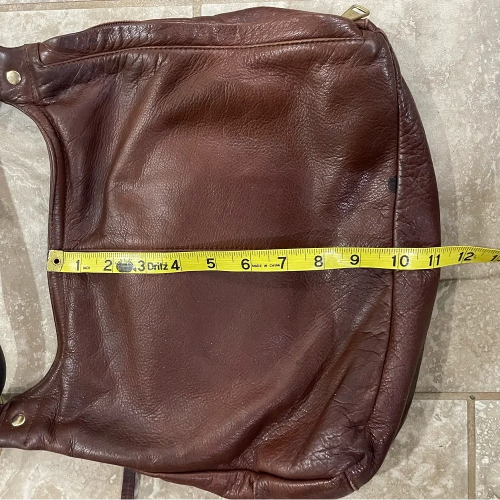 Coronado Brown Leather Hobo Bag‎